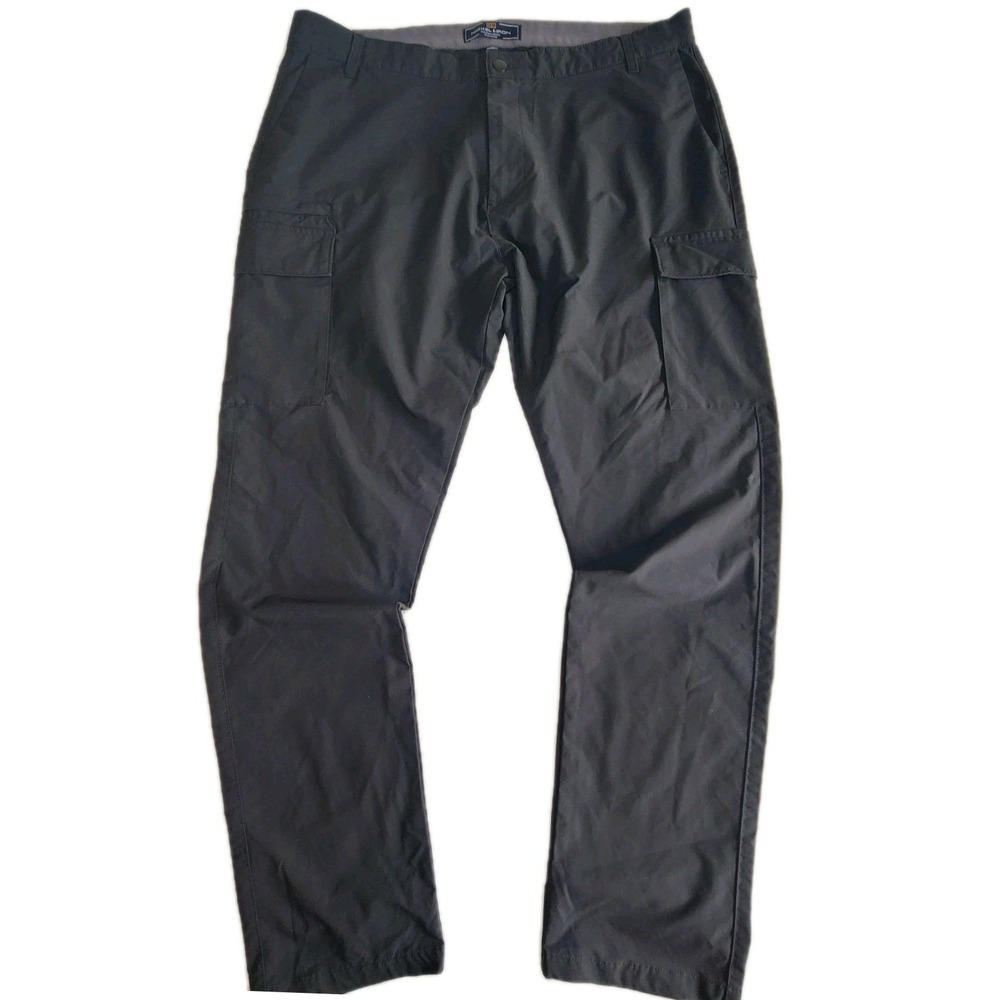NICKEL & IRON Performance‎ Pants Mens 38 x 31 Black Stretch Cargo Tech Utility